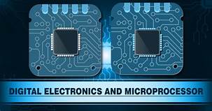 Digital electronics and microprocessor
