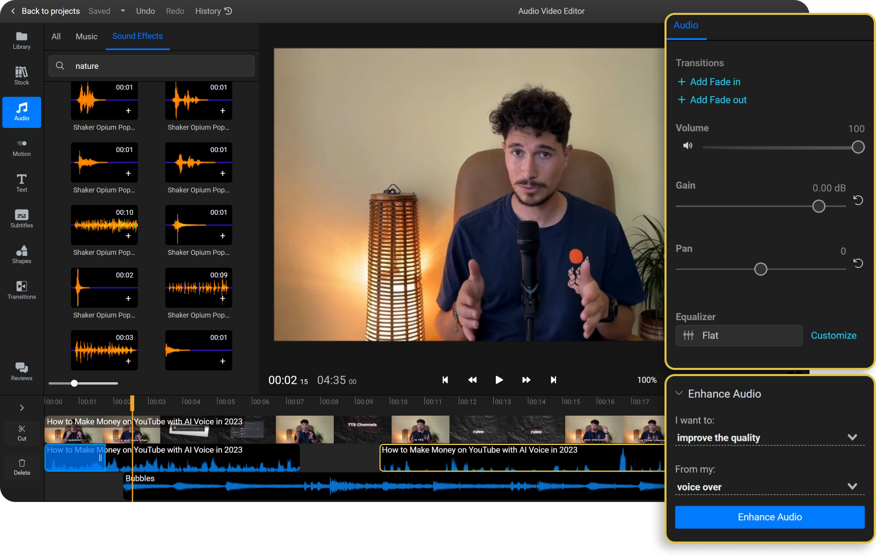 Video and Sound Editing ( 29643 )